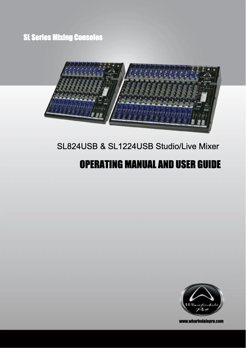 Image de la première page du manuel de l'appareil SL 824 USB