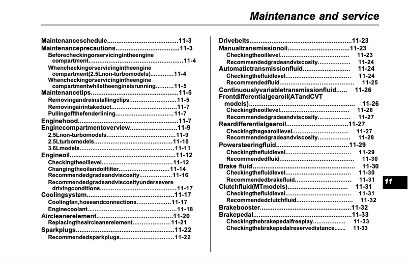 Image de la première page du manuel de l'appareil Legacy (2010)