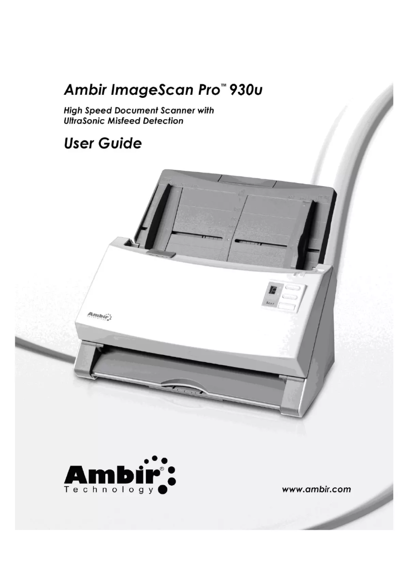 Page n°1 - Manuel utilisateur Ambir ImageScan Pro DS930