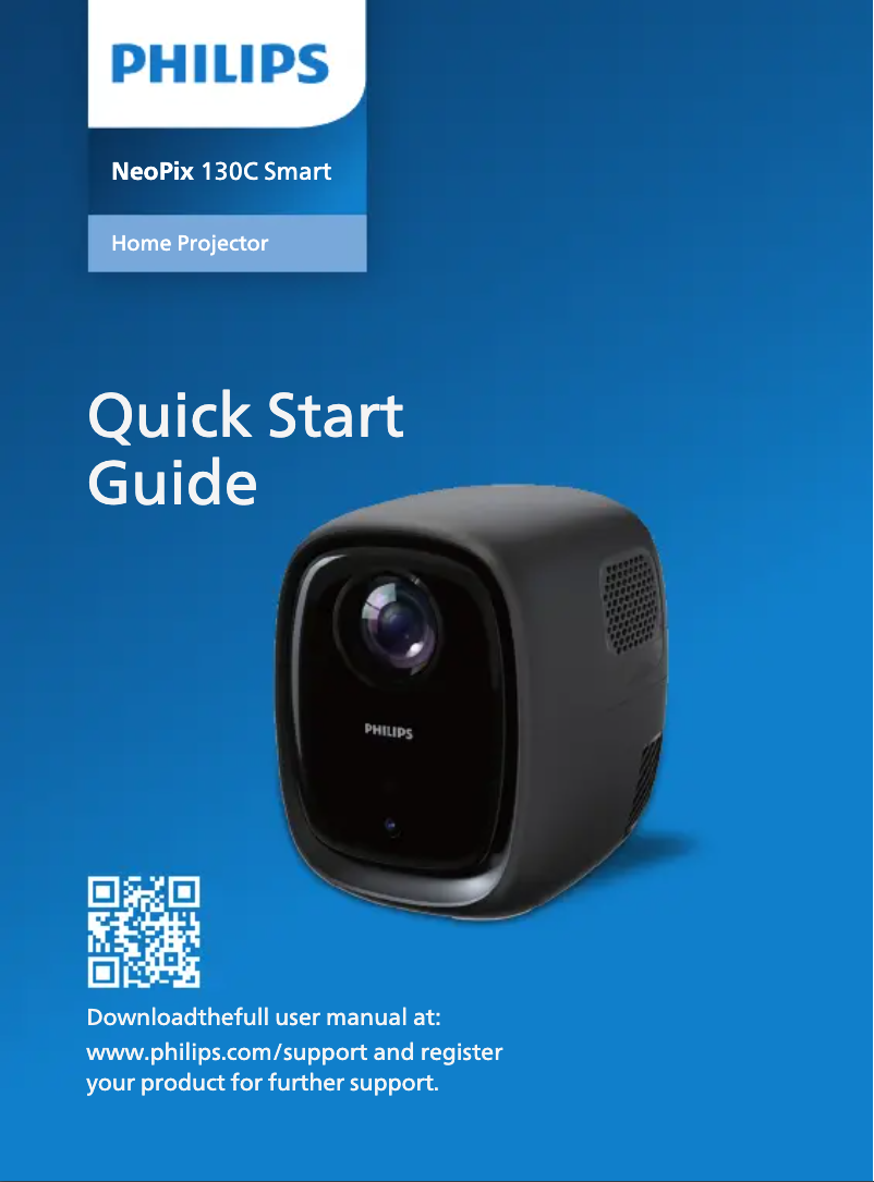 Page 1 de la notice Manuel utilisateur Philips NeoPix 130C Smart