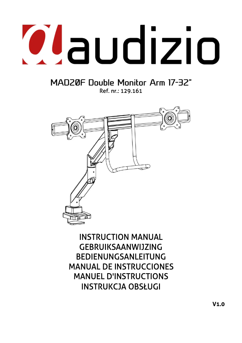 Página 1 del manual Manual de usuario Audizio MAD20F