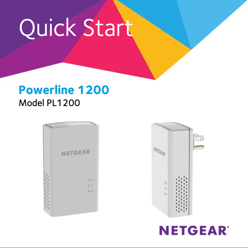 Page n°1 - Manuel utilisateur Netgear PL1200-100PES