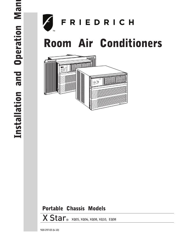 Image de la première page du manuel de l'appareil X-Star XQ10M10