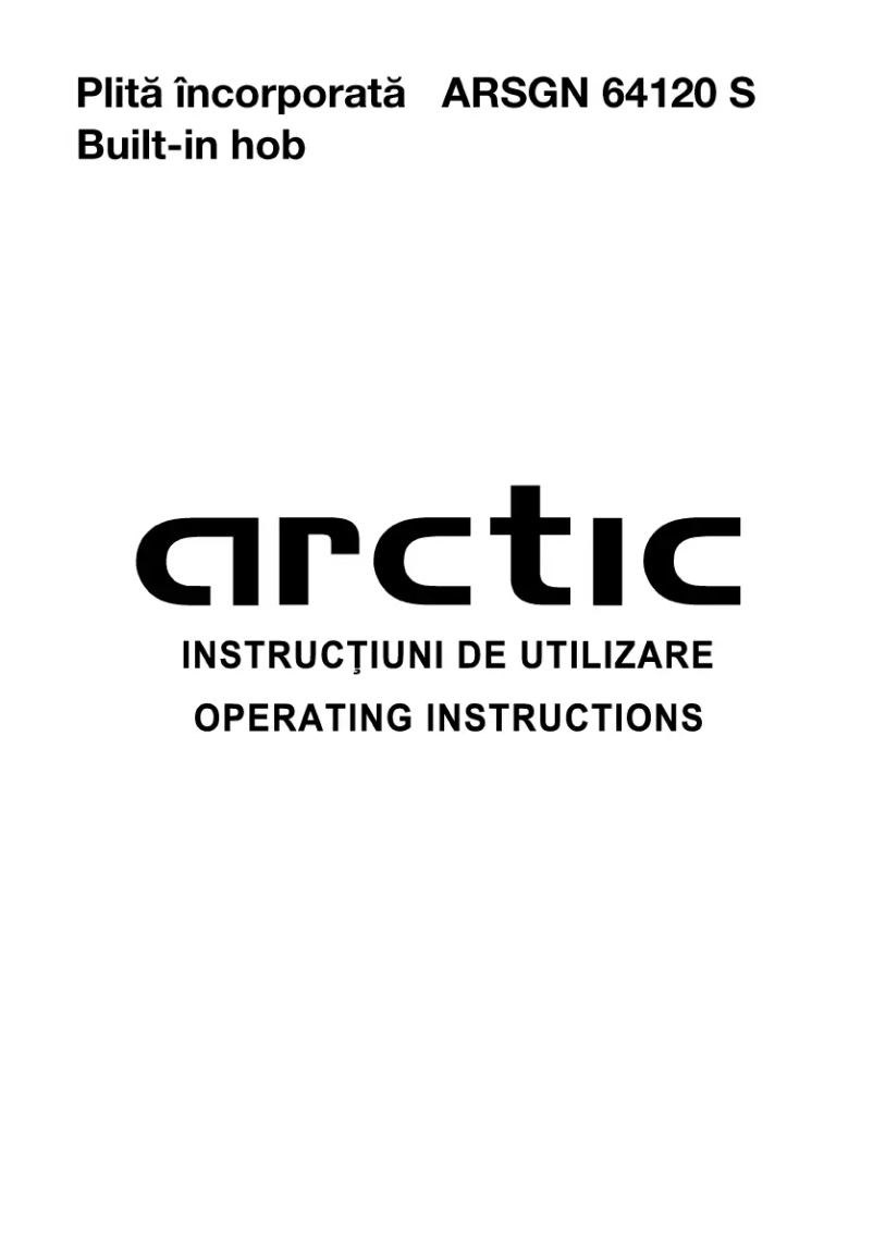 Page 1 de la notice Manuel utilisateur Arctic Cooling ARSGN 64120 S