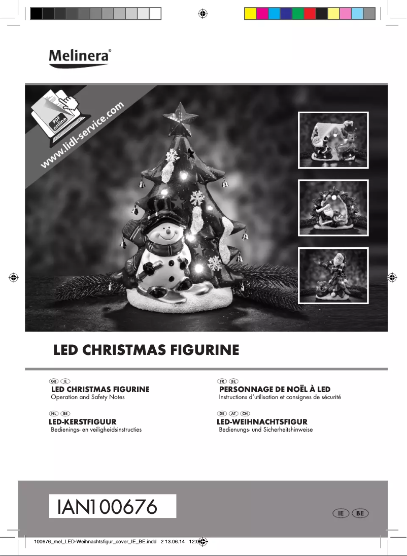 Page n°1 - Manuel utilisateur Melinera IAN 100676