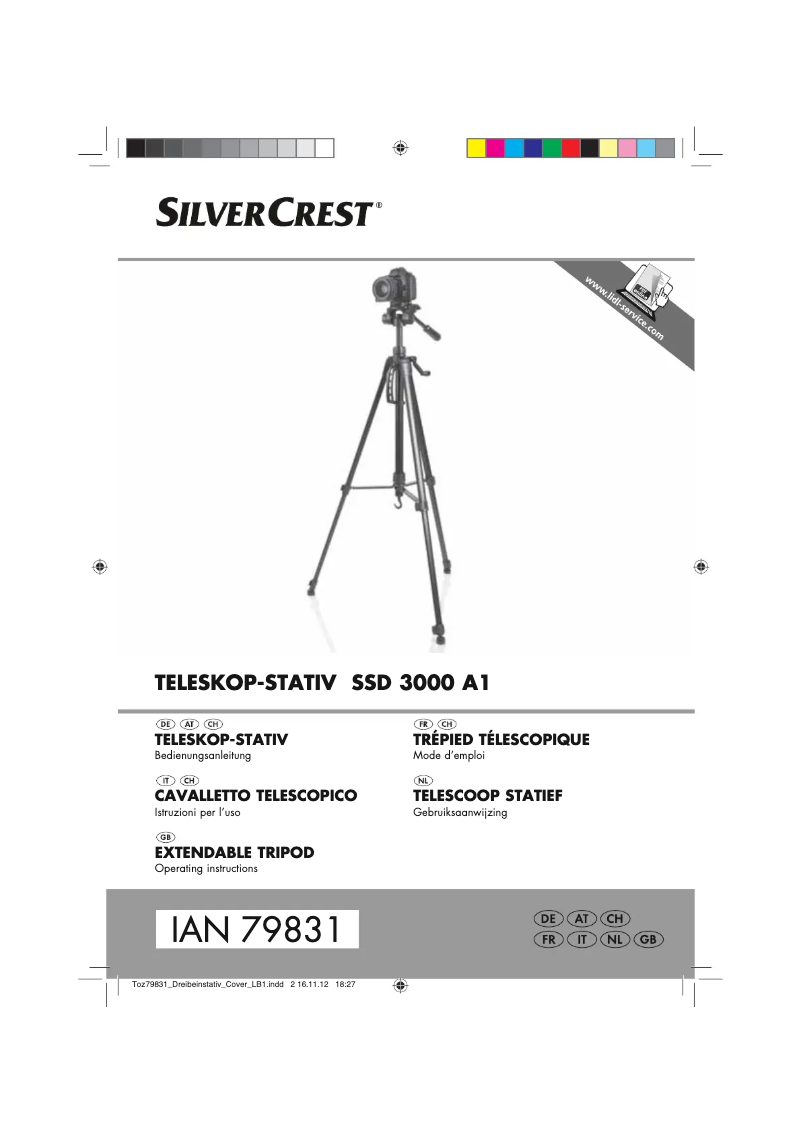 Page 1 de la notice Manuel utilisateur SilverCrest SSD 3000 A1