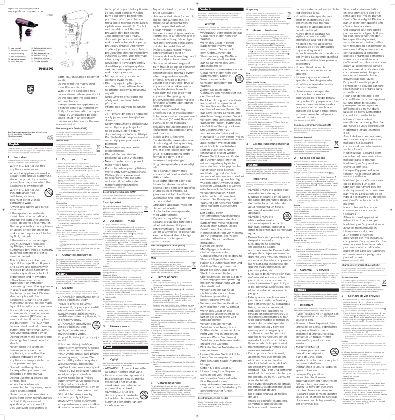Imagen de la primera página del manual del dispositivo ThermoProtect HP8236