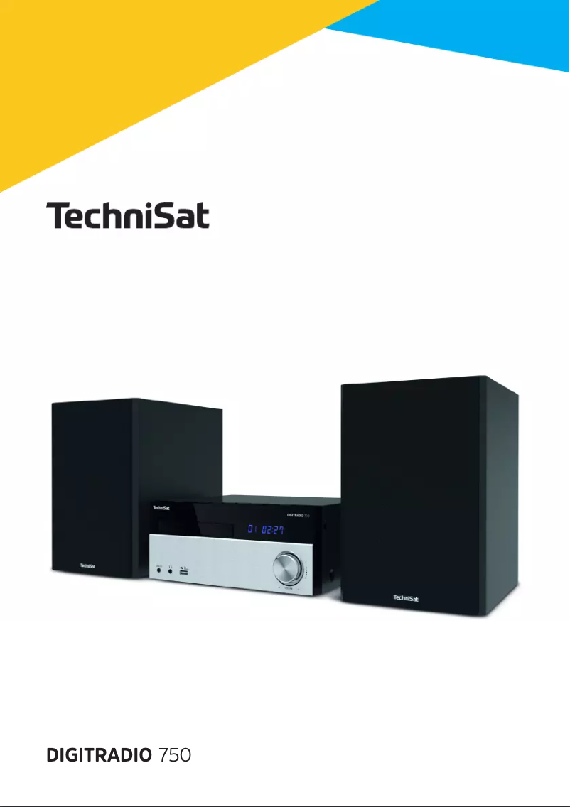 Page 1 de la notice Manuel utilisateur TechniSat Digitradio 750