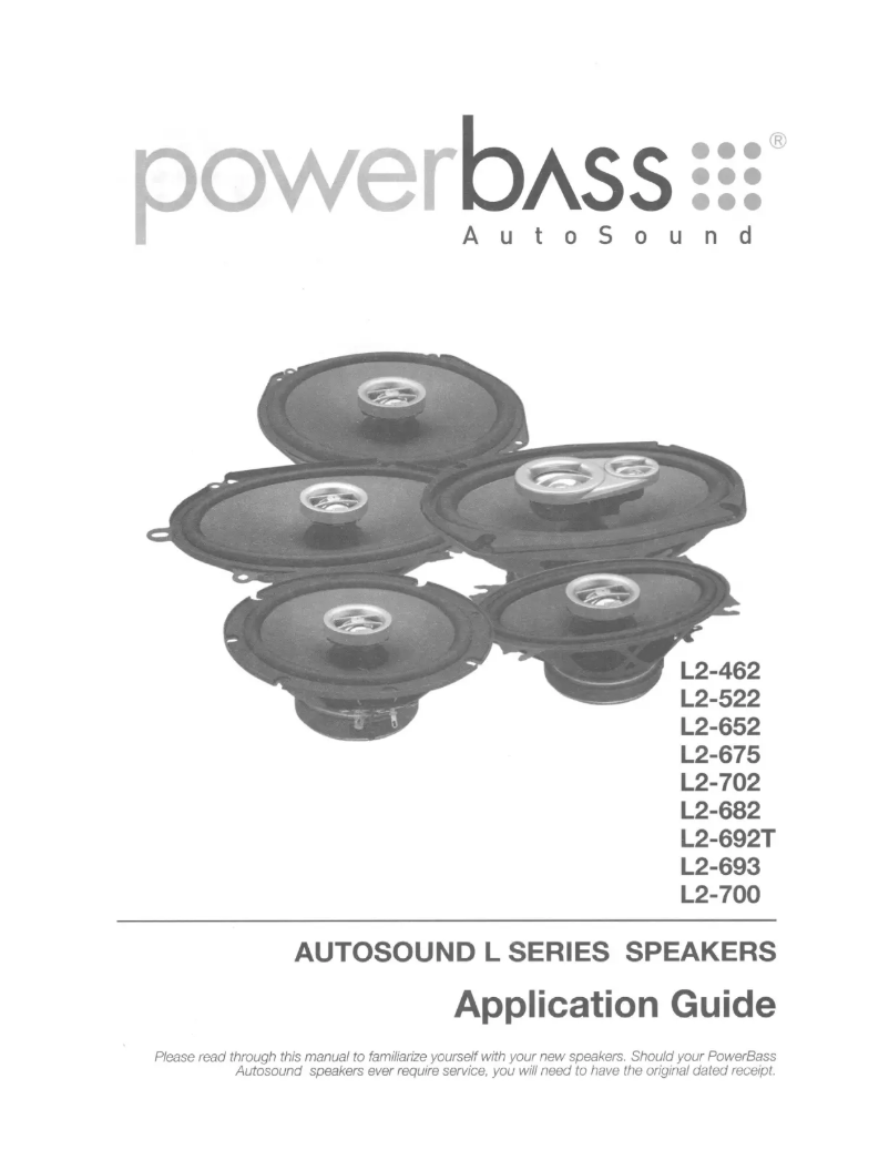 Página 1 del manual Manual de usuario PowerBass L2-675