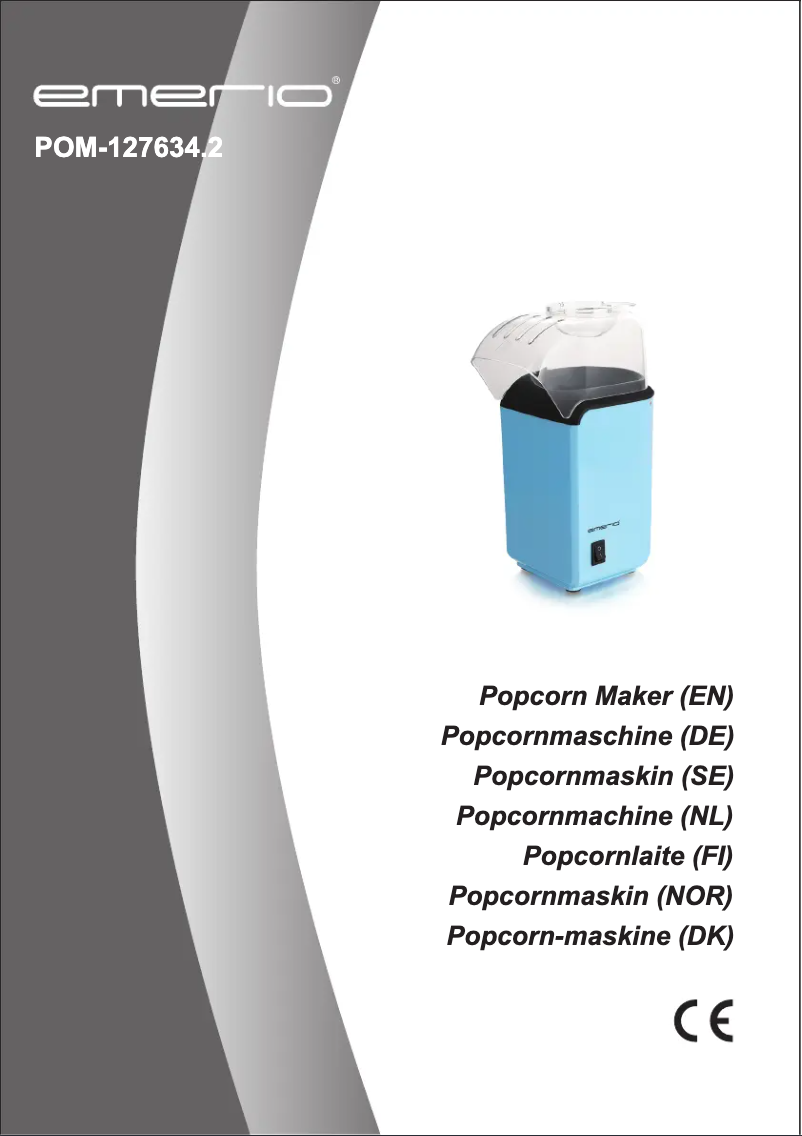 Image de la première page du manuel de l'appareil POM-127634
