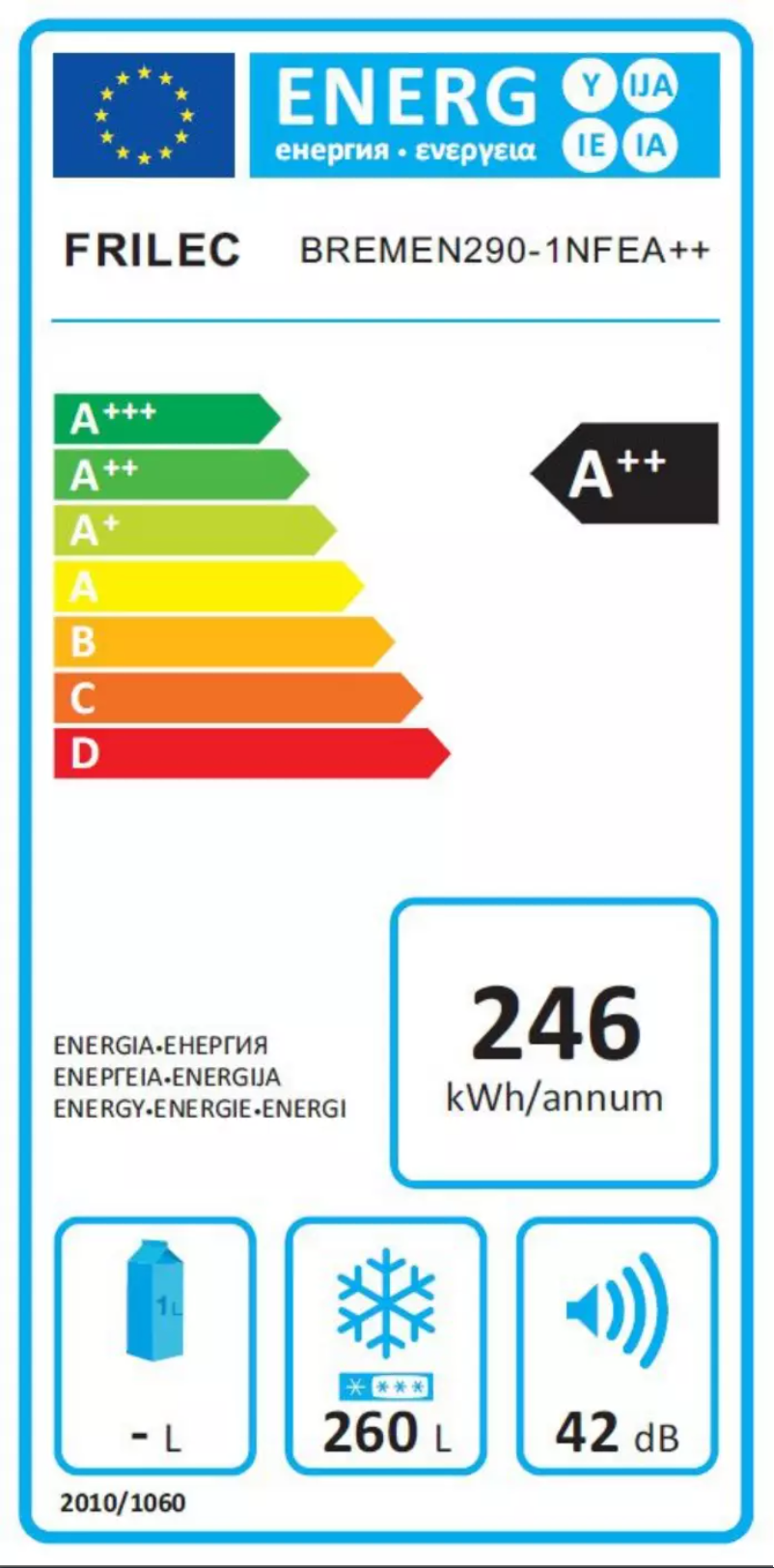 Image de la première page du manuel de l'appareil Bremen 290-1NFEA++ INOX