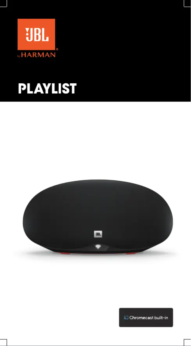 Page n°1 - Manuel utilisateur JBL Playlist 150