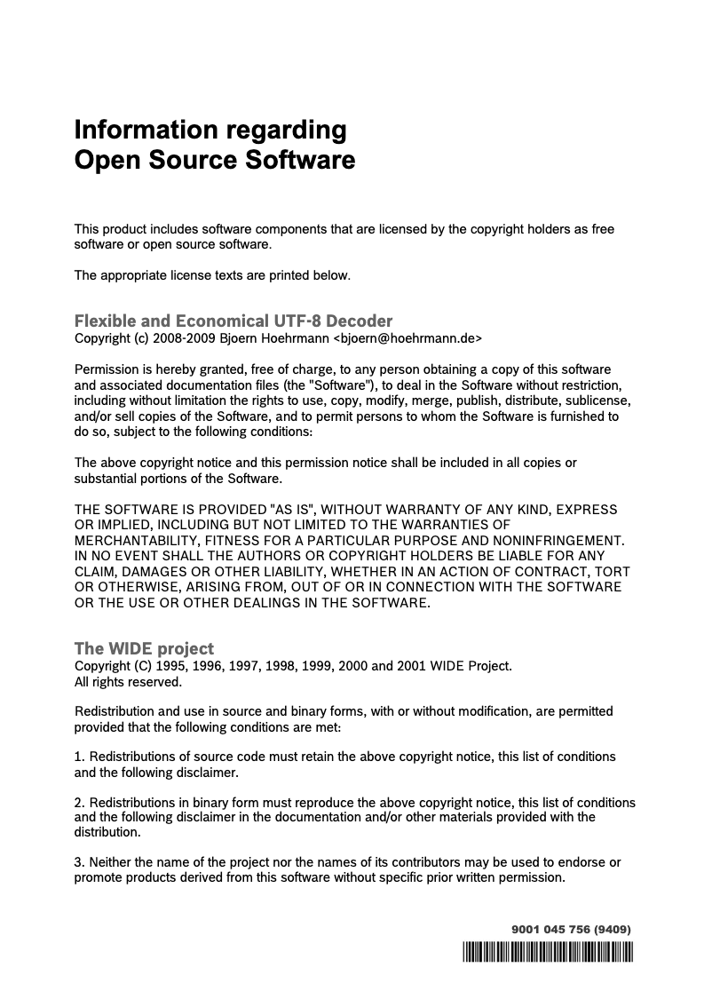 Page 1 de la notice Manuel utilisateur Siemens WM14T6H9DN