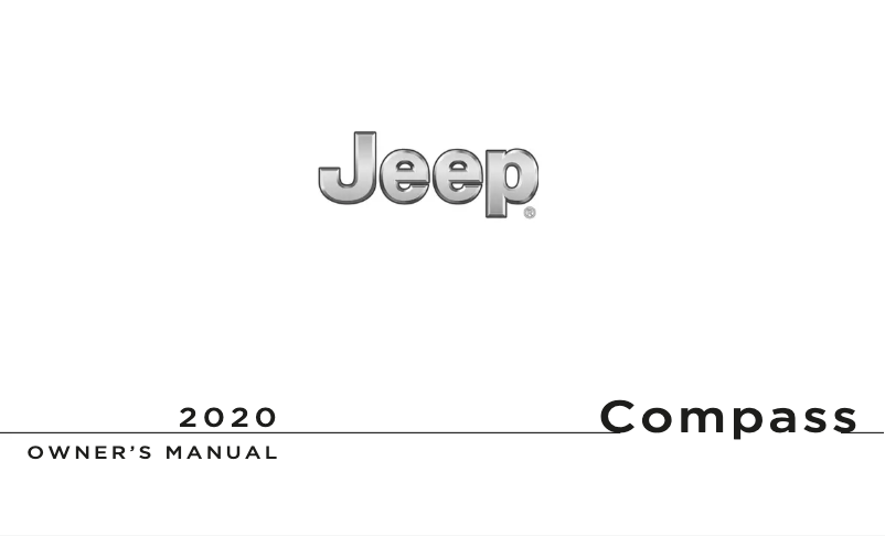 Page 1 de la notice Manuel utilisateur Jeep Compass (2022)