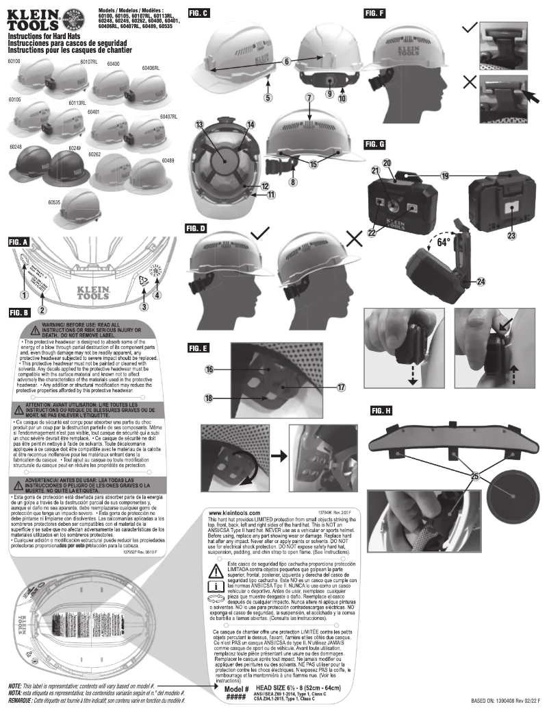 First page image of the manual for 60107RL
