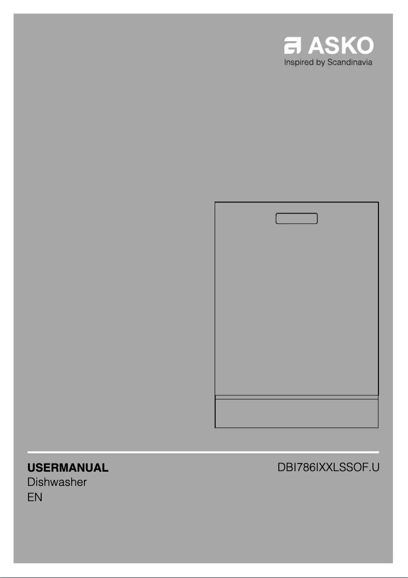 Page 1 de la notice Manuel utilisateur Asko DBI786IXXLSSOF