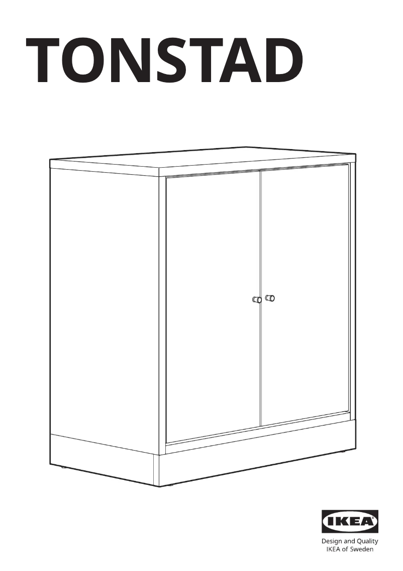 Imagen de la primera página del manual del dispositivo TONSTAD 804.892.37