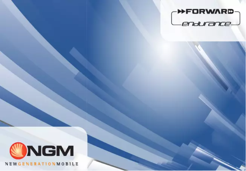Image de la première page du manuel de l'appareil Forward Endurance
