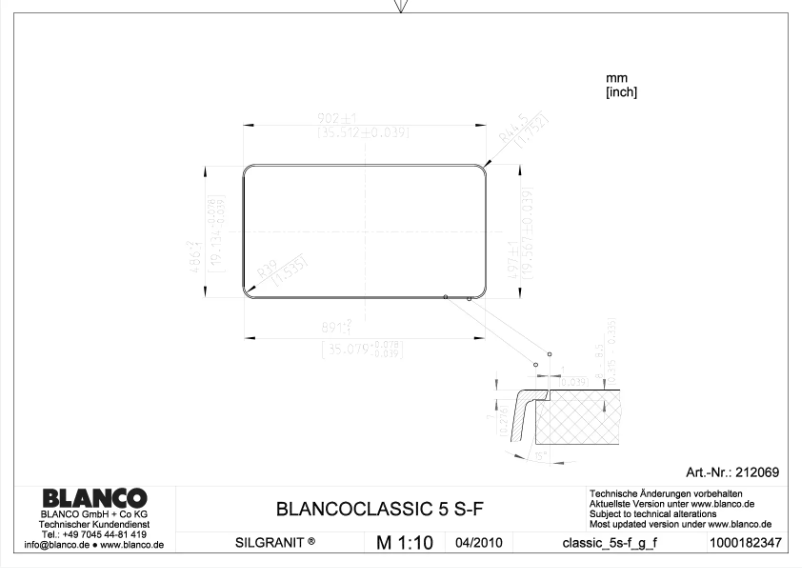 Image de la première page du manuel de l'appareil CLASSIC 5 S-F