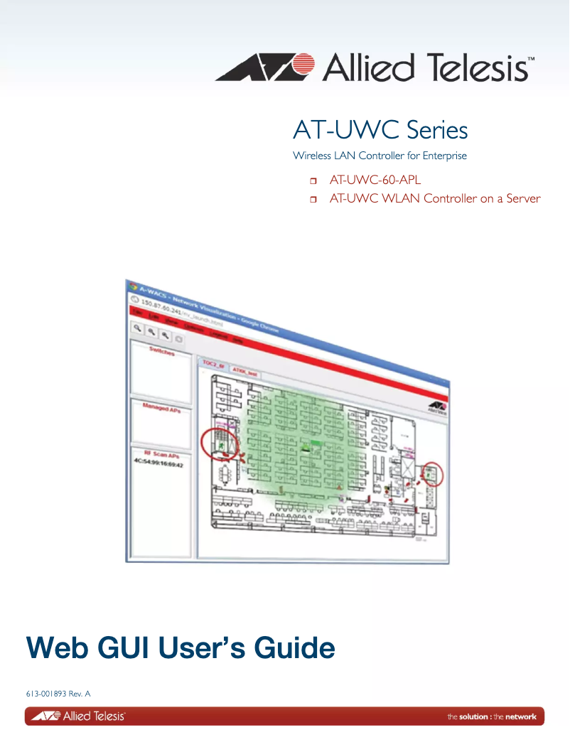 Page n°1 - Manuel utilisateur Allied Telesis AT-UWC-60-APL-30