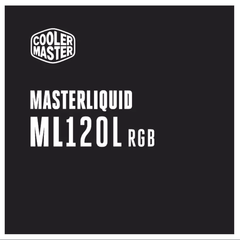 Page 1 de la notice Mode d'emploi Cooler Master MasterLiquid ML120L RGB