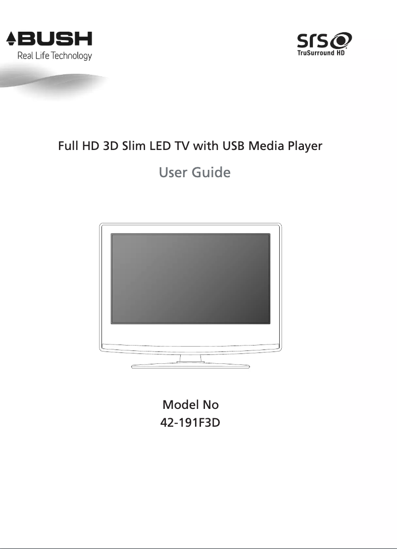Página 1 del manual Manual de usuario Bush 42/191F3D