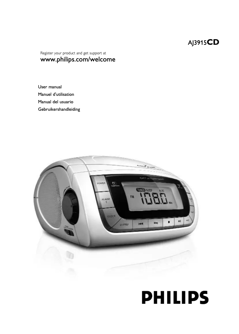 Imagen de la primera página del manual del dispositivo AJ3915