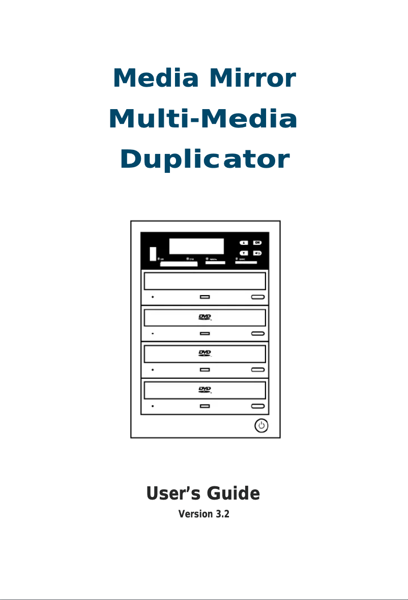 Image de la première page du manuel de l'appareil MediaMirror
