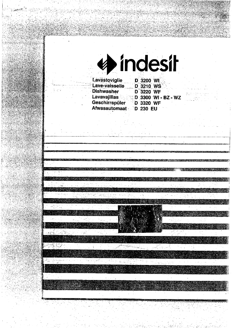 Page 1 de la notice Manuel utilisateur Indesit D 230