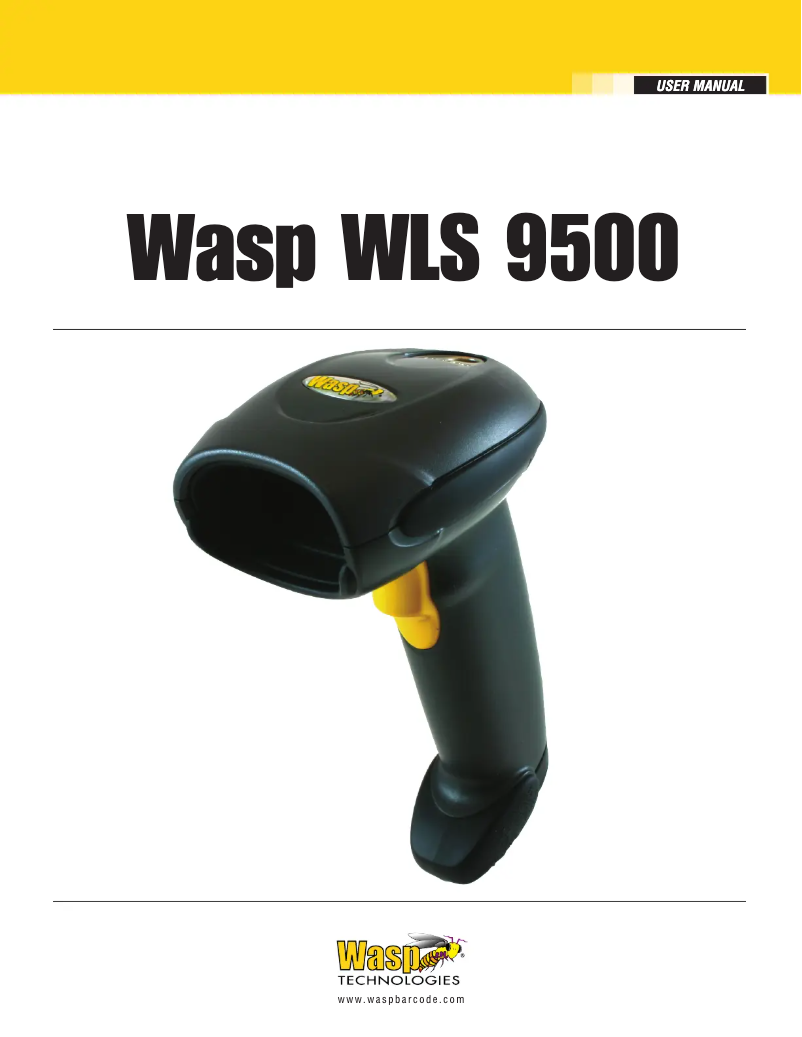 Page 1 de la notice Manuel utilisateur Wasp WLS9500