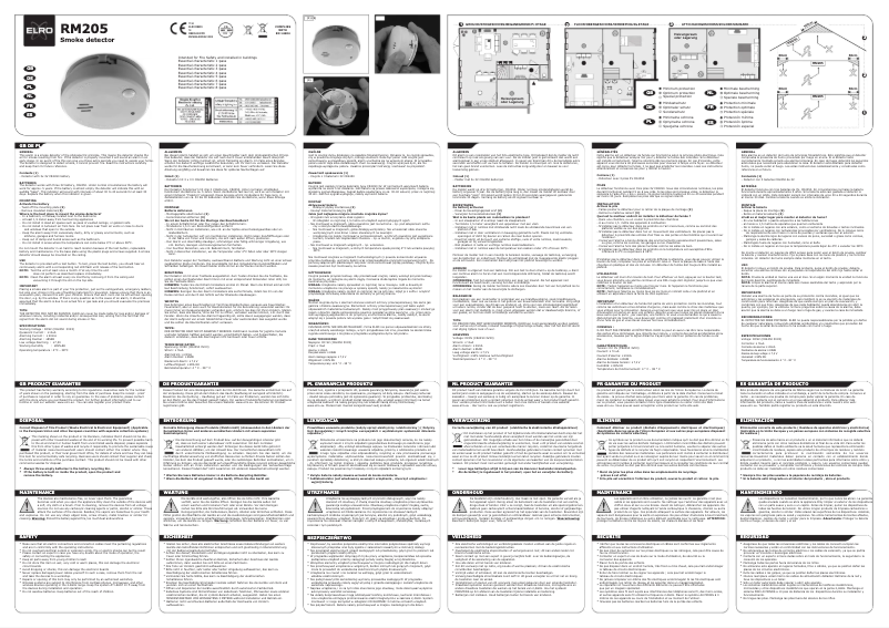Page 1 de la notice Manuel utilisateur Smartwares RM205