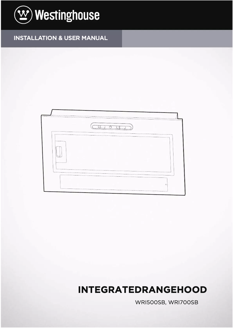 Page 1 de la notice Manuel utilisateur Westinghouse WRI700SB