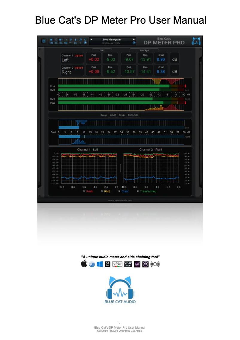 Image de la première page du manuel de l'appareil DP Meter Pro