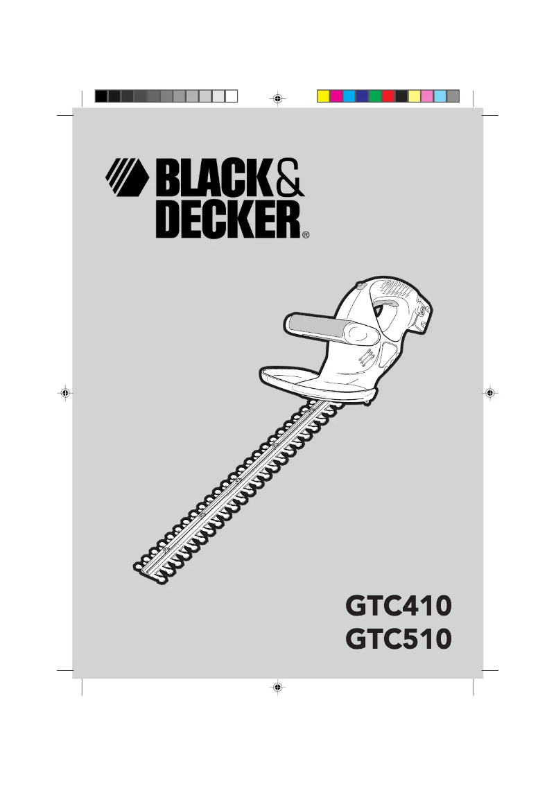 Page 1 de la notice Manuel utilisateur Black & Decker GTC510