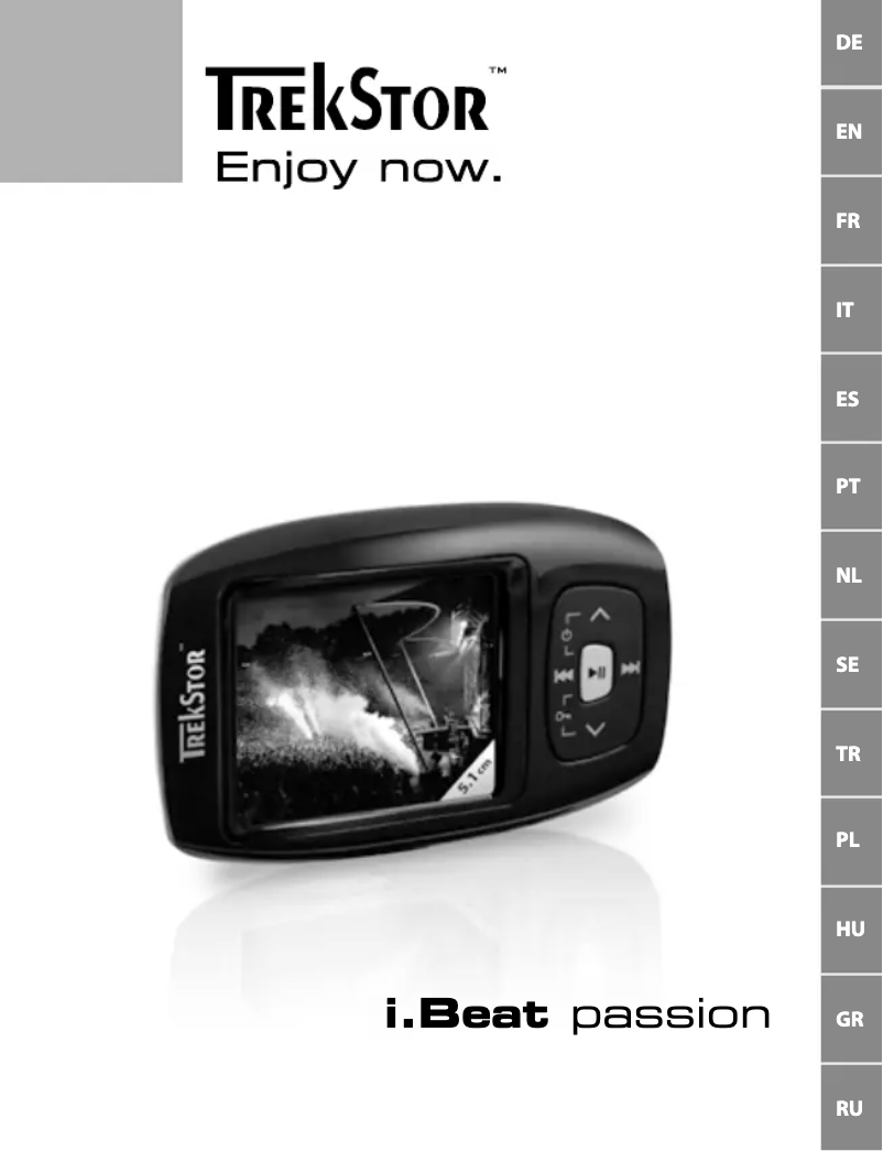 Page 1 de la notice Manuel utilisateur TrekStor I.Beat passion