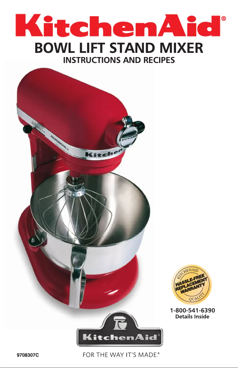 Page n°1 - Manuel utilisateur KitchenAid RKV25G0XMC