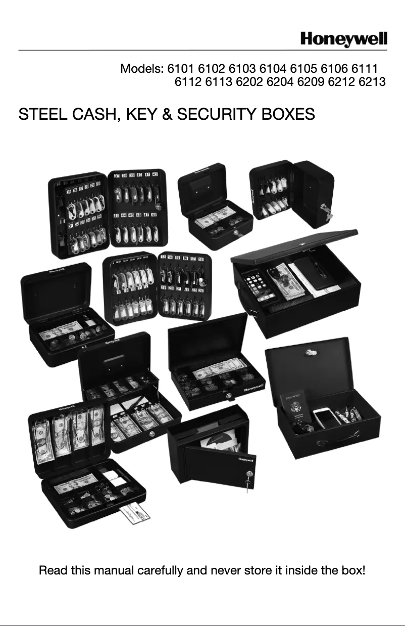 Page 1 of the manual User Manual Honeywell 6202