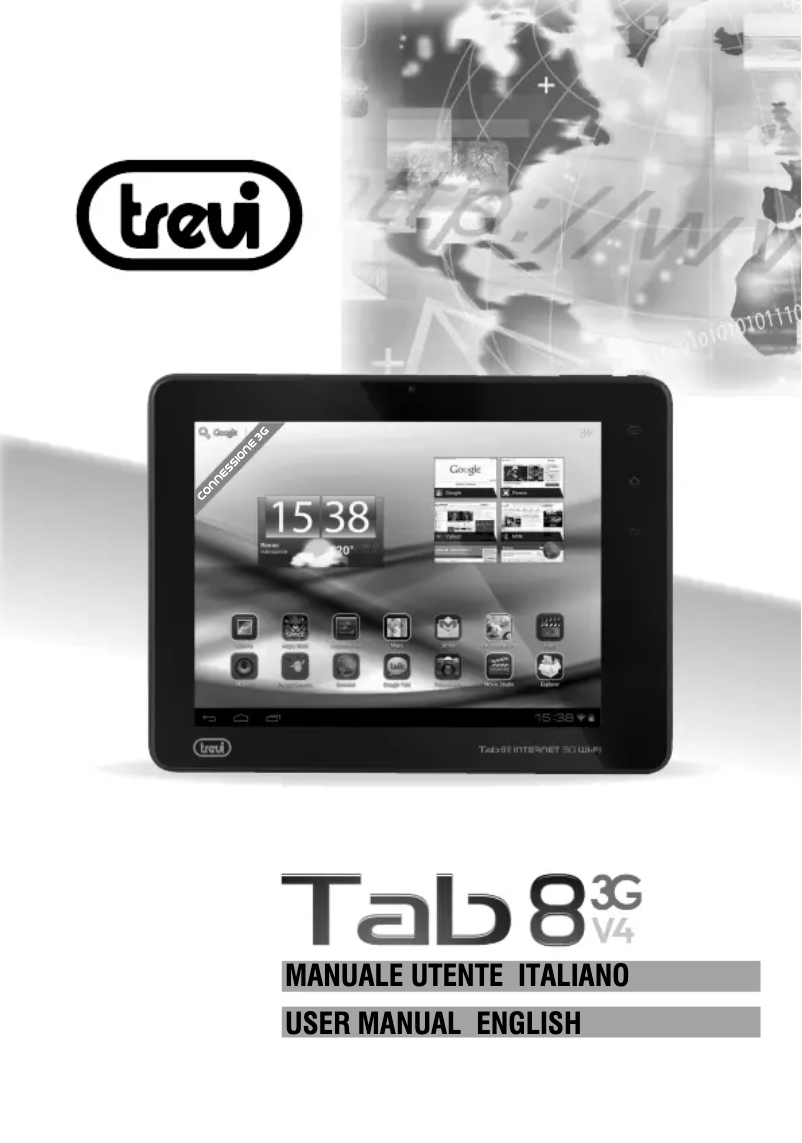 Image de la première page du manuel de l'appareil TAB 8 3G V4