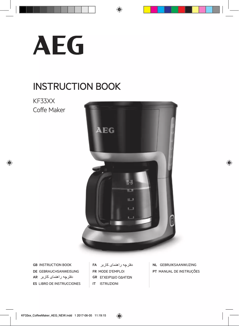 Page n°1 - Manuel utilisateur AEG KF3300
