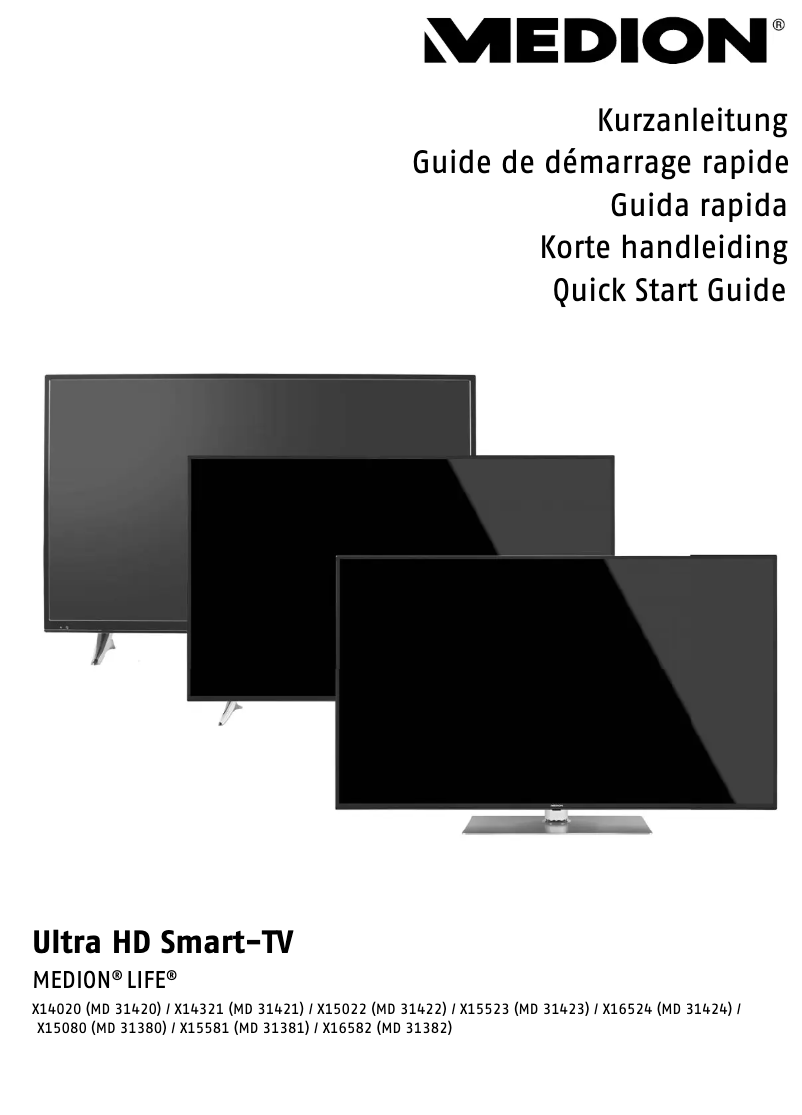 Image de la première page du manuel de l'appareil LIFE X15080 (MD 31380)