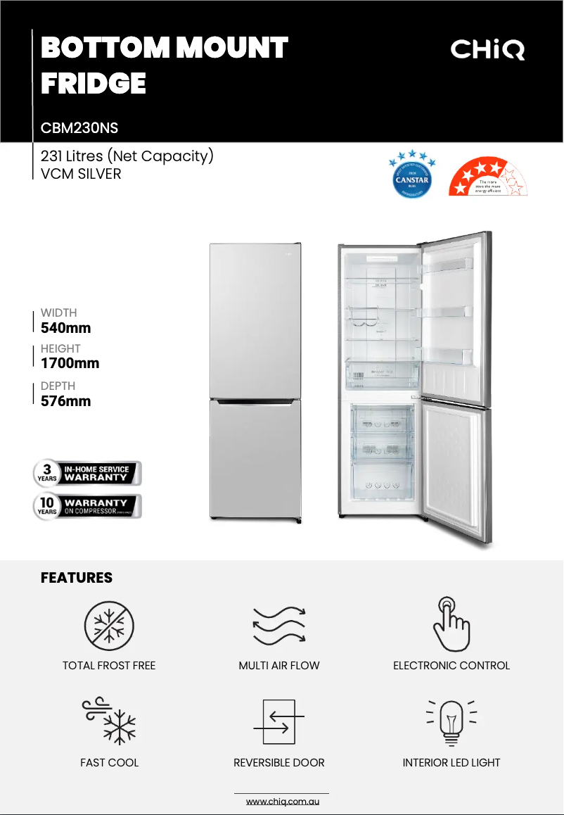 Image de la première page du manuel de l'appareil CBM230NS