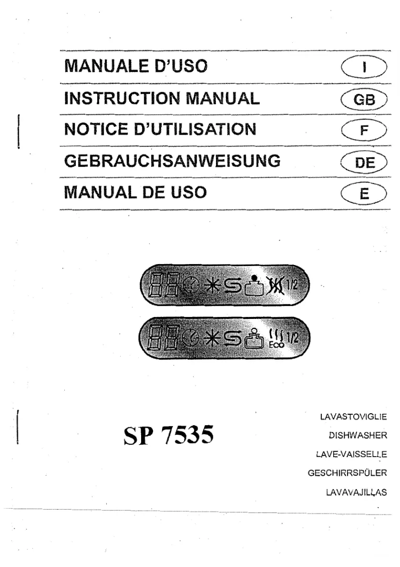 Page n°1 - Manuel utilisateur Oranier SP 7535