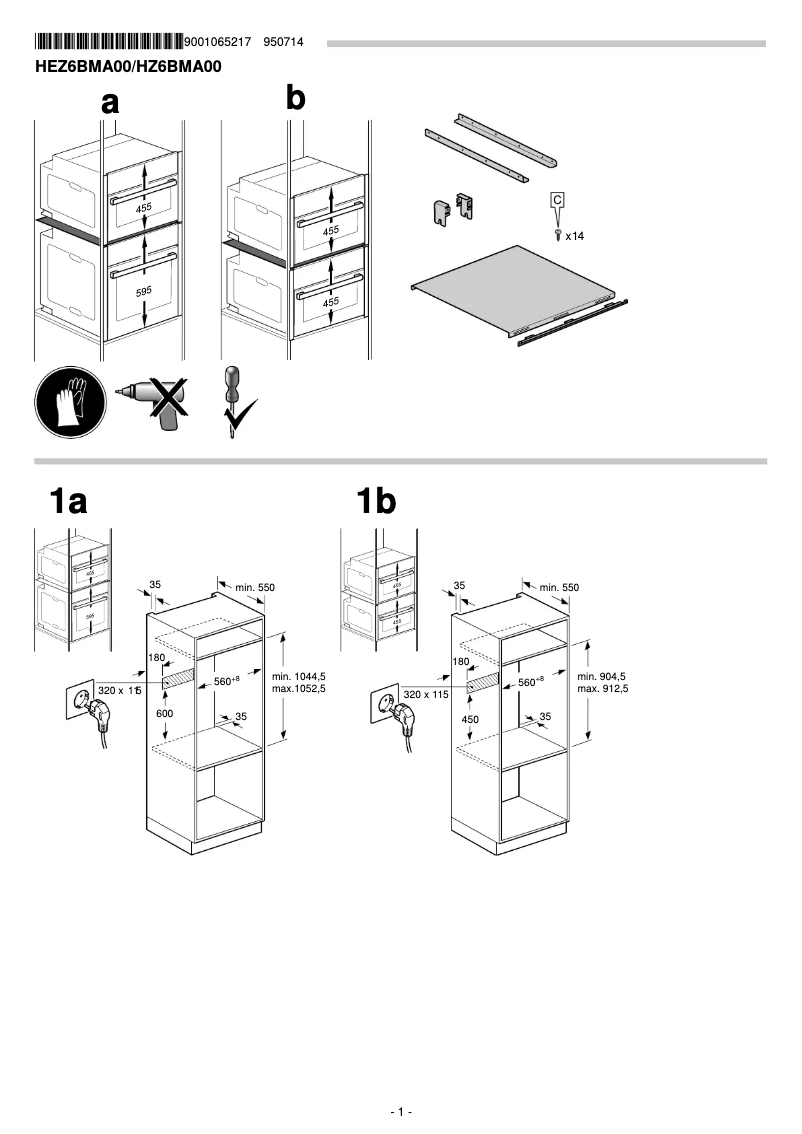 Page 1 de la notice Manuel utilisateur Siemens HZ6BMA00