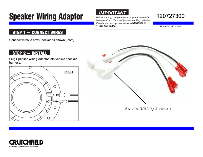 Page n°1 - Manuel utilisateur Metra 72-7300