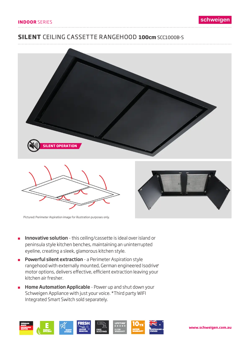 Página 1 del manual Ficha técnica Schweigen SCC1000B-S