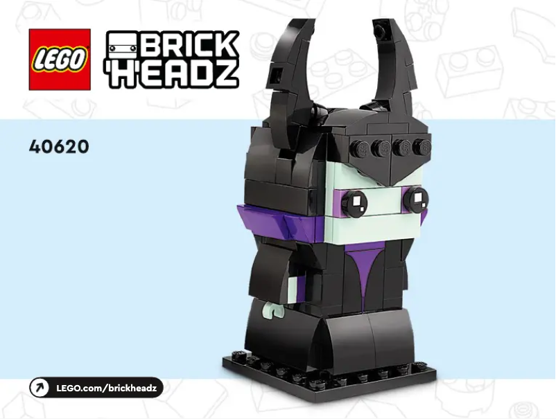 Page 1 de la notice Manuel utilisateur Lego Brickheadz 40620