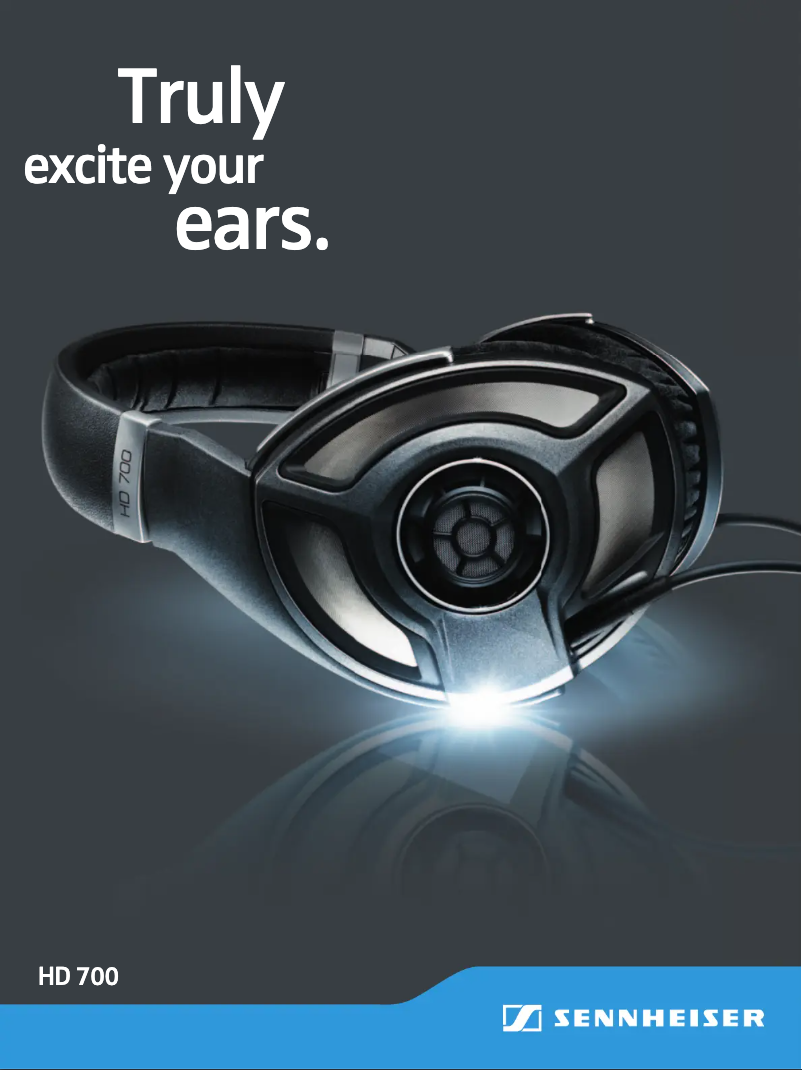 Page n°1 - Mode d'emploi Sennheiser HD 700