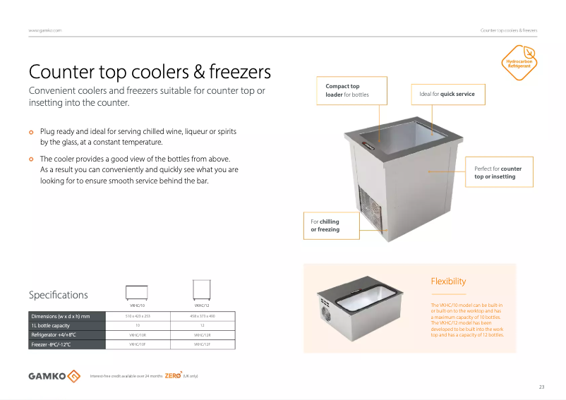 Image de la première page du manuel de l'appareil VKHC/12R
