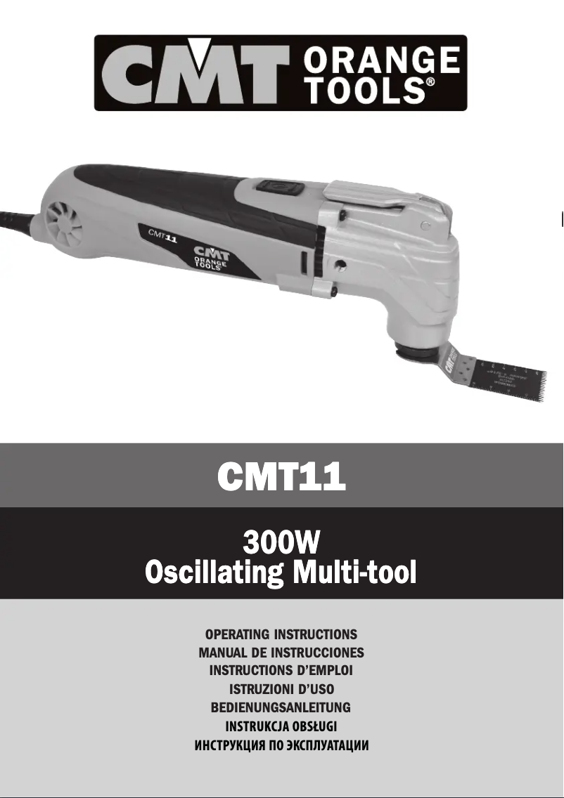 Page n°1 - Manuel utilisateur CMT Orange Tools CMT11
