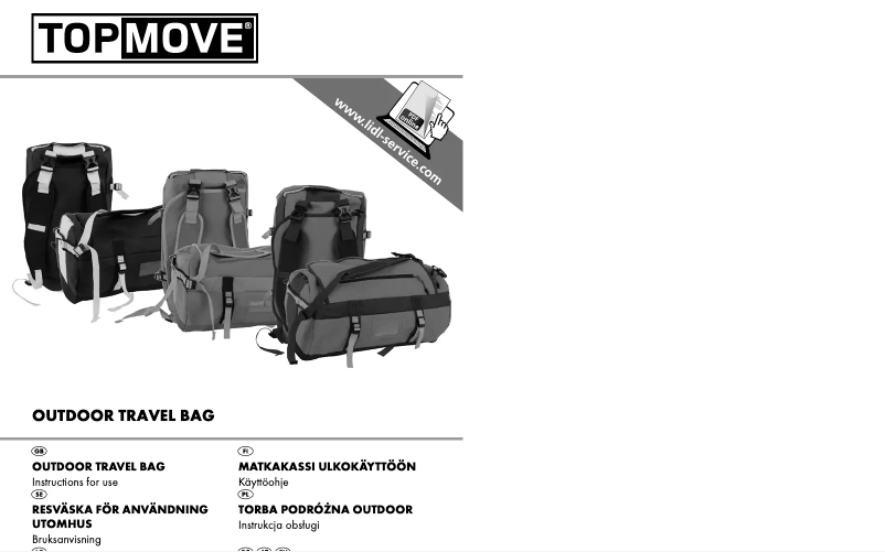 Page 1 de la notice Manuel utilisateur Topmove IAN 293825